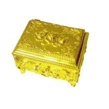 Prenda Exqusite Gold Plating caixa de jóias, Make Up Box